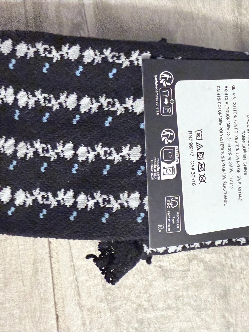 Vans woman's Half Crew Socks in Black and White with lace trim